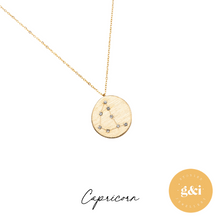 Load image into Gallery viewer, 14k gold constellation necklace