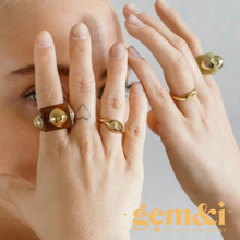 Load image into Gallery viewer, Sun & Moon Combination Rings - Silver