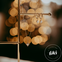 Load image into Gallery viewer, 14k gold plated jewellery set