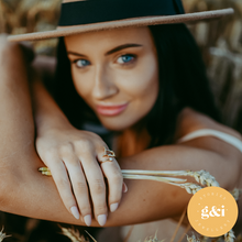 Load image into Gallery viewer, 18k gold adjustable constellation ring