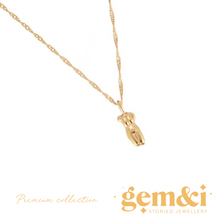 Load image into Gallery viewer, La Femme Torso Pendant on Chain Necklace - Gold
