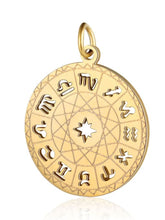 Load image into Gallery viewer, Zodiac Minimalist Pendant on Bobble Chain
