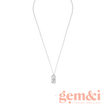 Load image into Gallery viewer, &#39;Moon &amp; Sun&#39; Pendant Necklace - Silver
