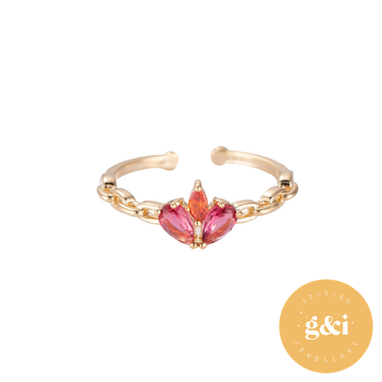 14k Gold Adjustable Ring