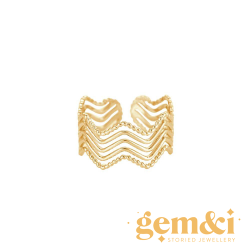 14K Gold plated ring